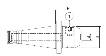Оправка ISO50 DIN2080 WELDON H85 D.32
